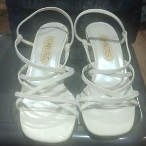 Vintage Charlies Strappy Box Square Toe Heel Shoes